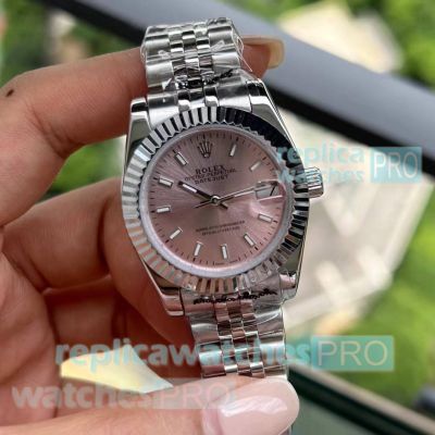 Best Replica Rolex Datejust 31 Pink Stainless Steel Jubilee Watches